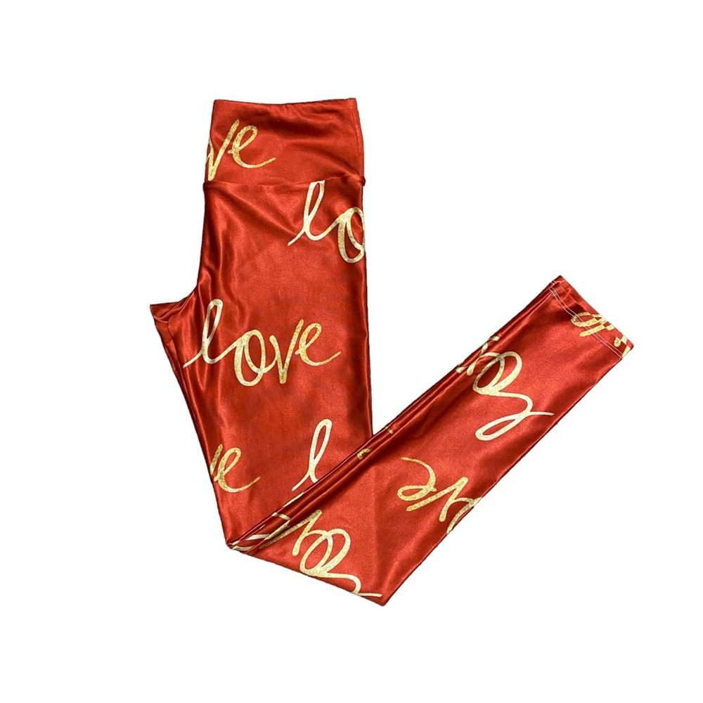 Goldsheep Love Script Leggings
